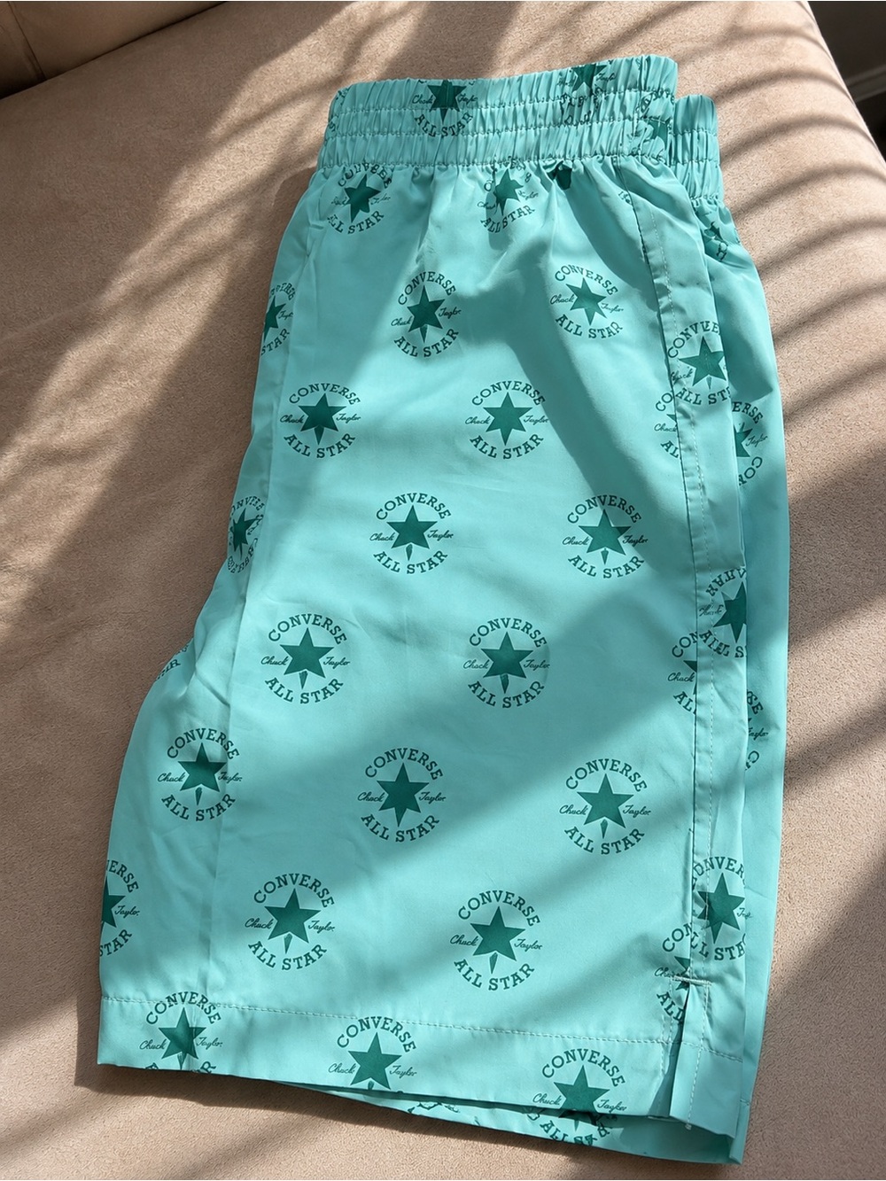 Converse Aqua Green All Star Logo Midi Skirt